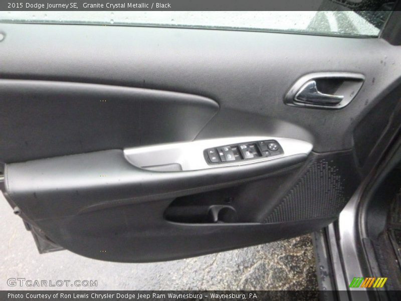 Granite Crystal Metallic / Black 2015 Dodge Journey SE