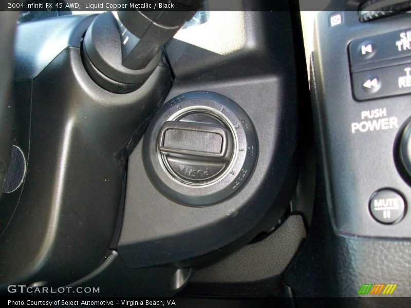 Liquid Copper Metallic / Black 2004 Infiniti FX 45 AWD