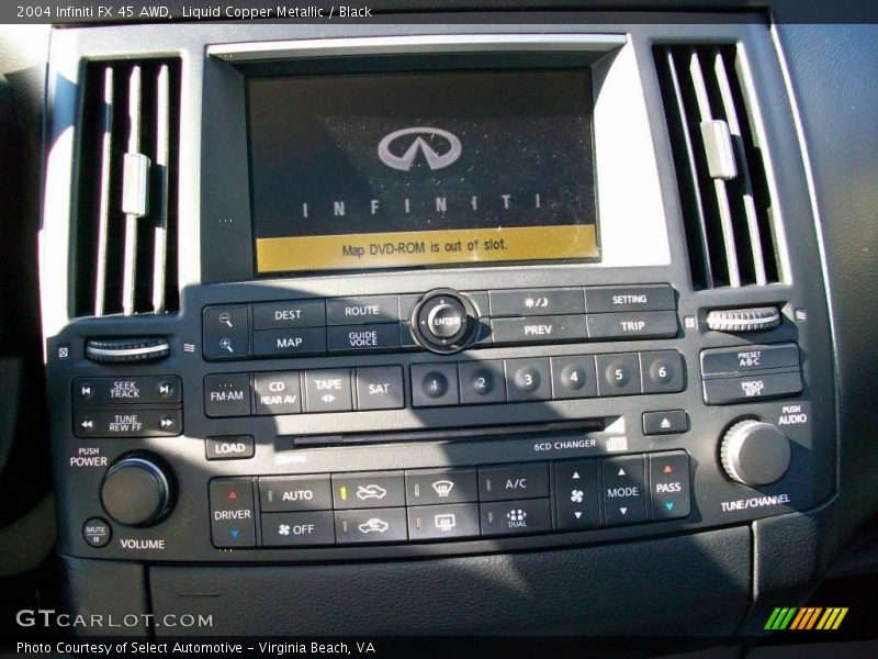 Liquid Copper Metallic / Black 2004 Infiniti FX 45 AWD