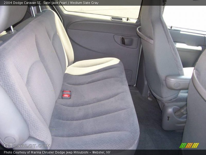 Satin Jade Pearl / Medium Slate Gray 2004 Dodge Caravan SE