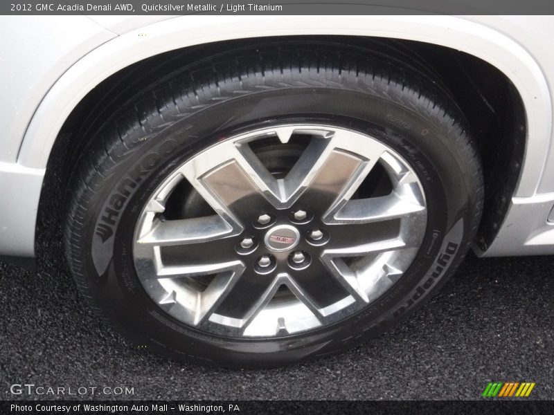 Quicksilver Metallic / Light Titanium 2012 GMC Acadia Denali AWD
