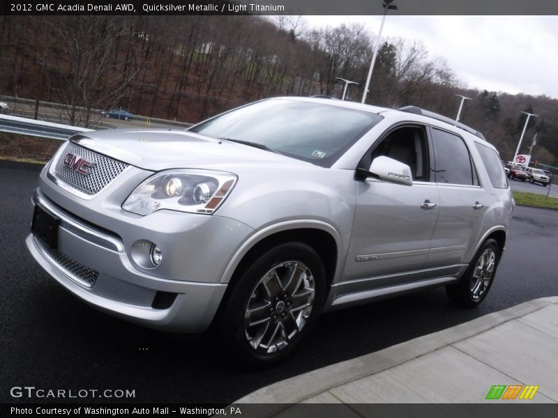 Quicksilver Metallic / Light Titanium 2012 GMC Acadia Denali AWD