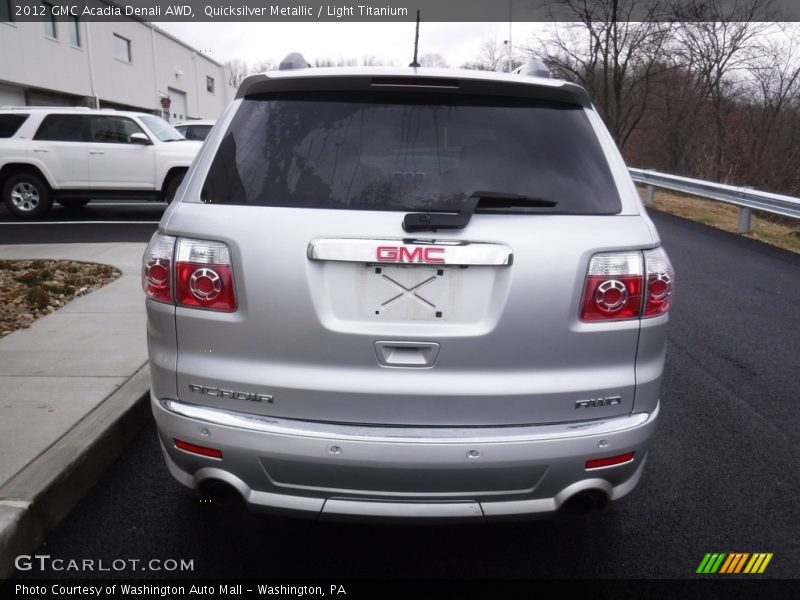 Quicksilver Metallic / Light Titanium 2012 GMC Acadia Denali AWD