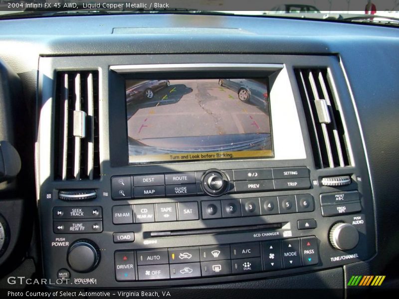 Liquid Copper Metallic / Black 2004 Infiniti FX 45 AWD