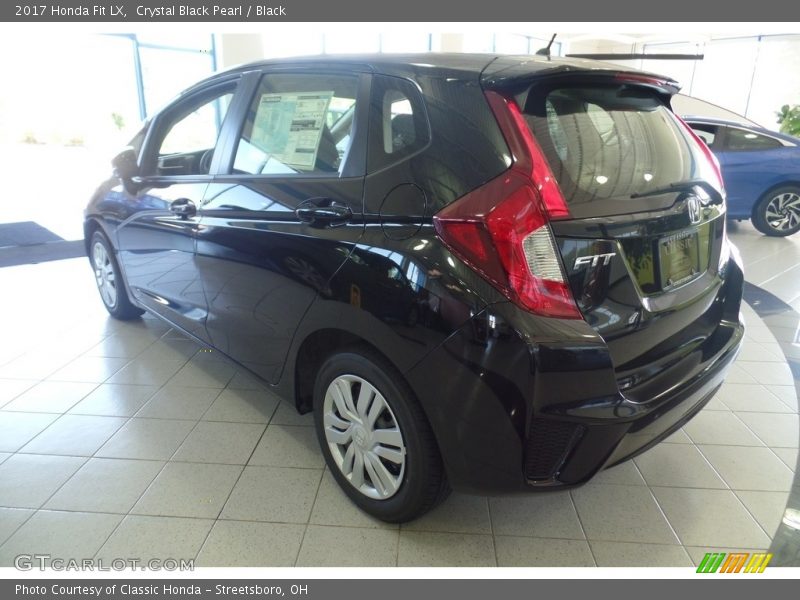 Crystal Black Pearl / Black 2017 Honda Fit LX