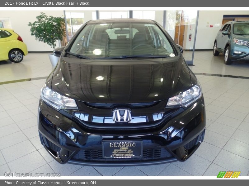 Crystal Black Pearl / Black 2017 Honda Fit LX