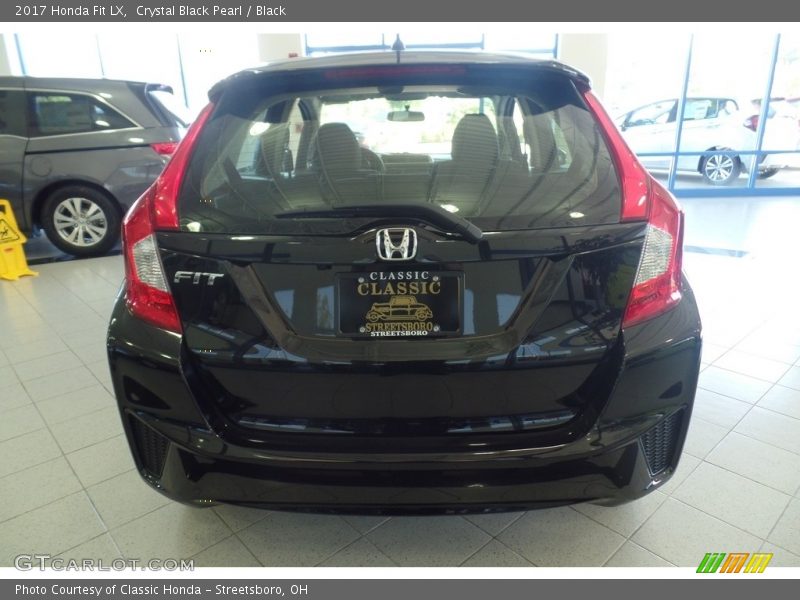Crystal Black Pearl / Black 2017 Honda Fit LX