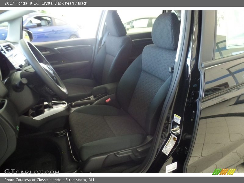 Crystal Black Pearl / Black 2017 Honda Fit LX