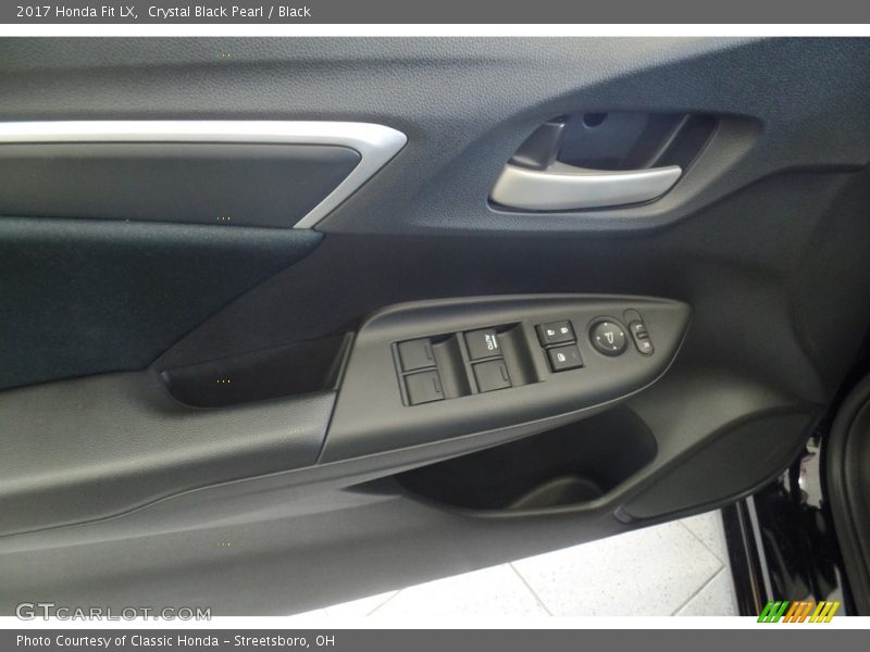 Crystal Black Pearl / Black 2017 Honda Fit LX