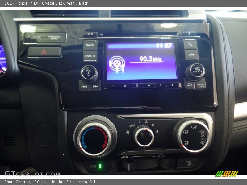 Crystal Black Pearl / Black 2017 Honda Fit LX
