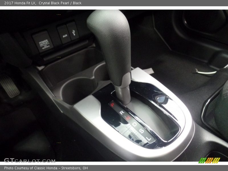 Crystal Black Pearl / Black 2017 Honda Fit LX