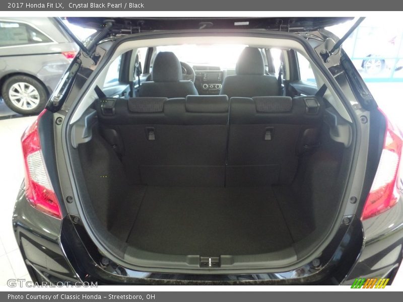 Crystal Black Pearl / Black 2017 Honda Fit LX