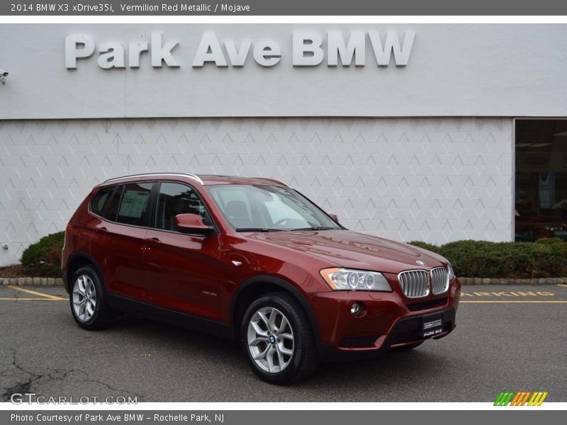 Vermilion Red Metallic / Mojave 2014 BMW X3 xDrive35i