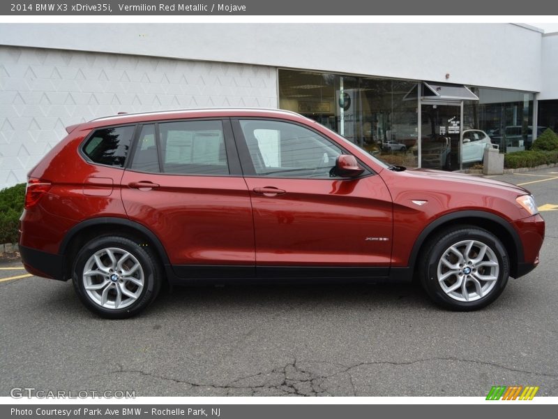 Vermilion Red Metallic / Mojave 2014 BMW X3 xDrive35i
