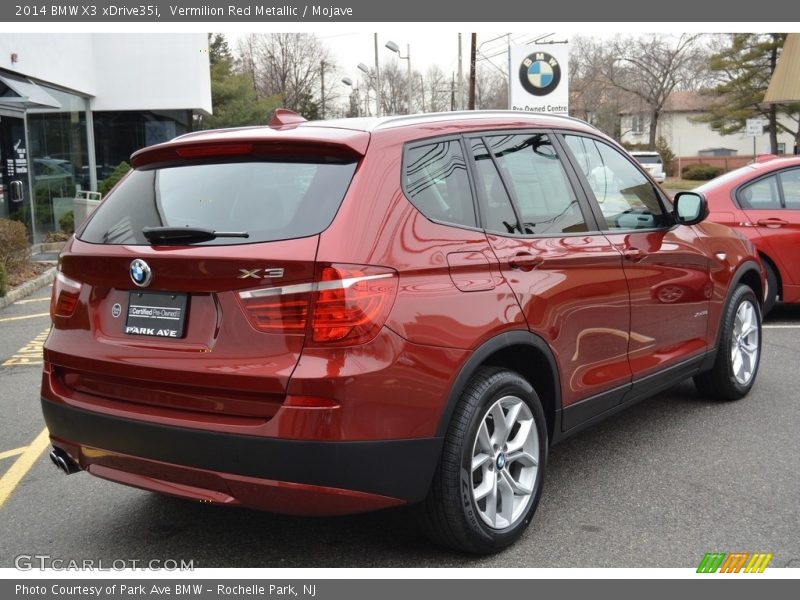Vermilion Red Metallic / Mojave 2014 BMW X3 xDrive35i