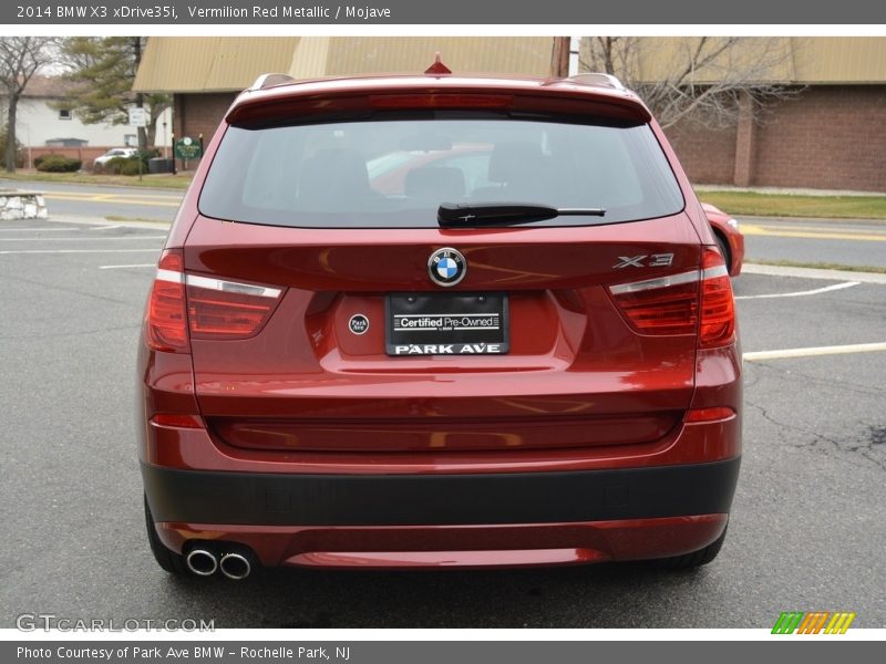 Vermilion Red Metallic / Mojave 2014 BMW X3 xDrive35i
