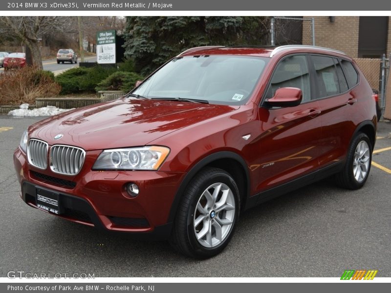 Vermilion Red Metallic / Mojave 2014 BMW X3 xDrive35i