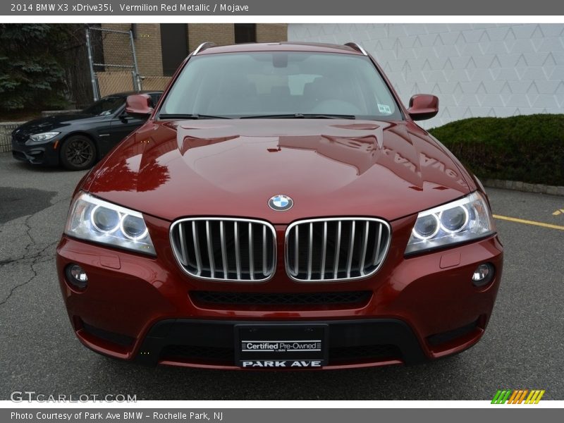 Vermilion Red Metallic / Mojave 2014 BMW X3 xDrive35i