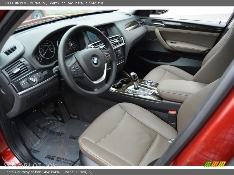 Vermilion Red Metallic / Mojave 2014 BMW X3 xDrive35i