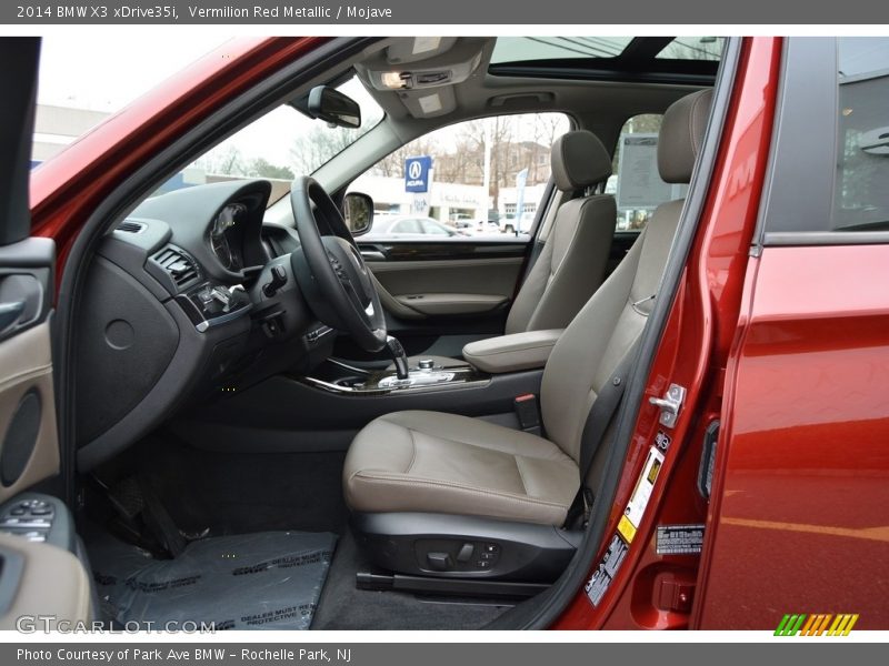 Vermilion Red Metallic / Mojave 2014 BMW X3 xDrive35i
