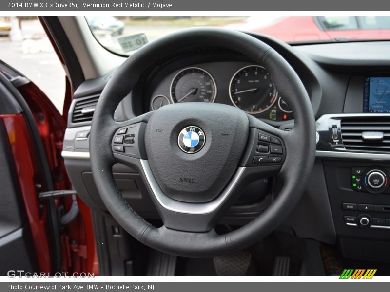 Vermilion Red Metallic / Mojave 2014 BMW X3 xDrive35i