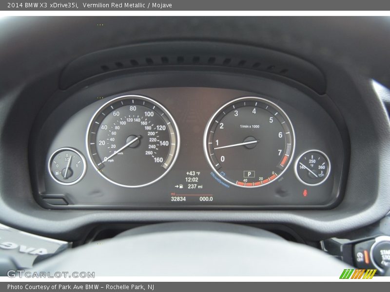 Vermilion Red Metallic / Mojave 2014 BMW X3 xDrive35i
