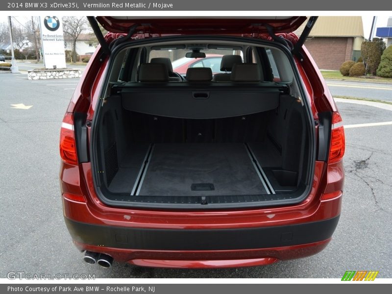 Vermilion Red Metallic / Mojave 2014 BMW X3 xDrive35i