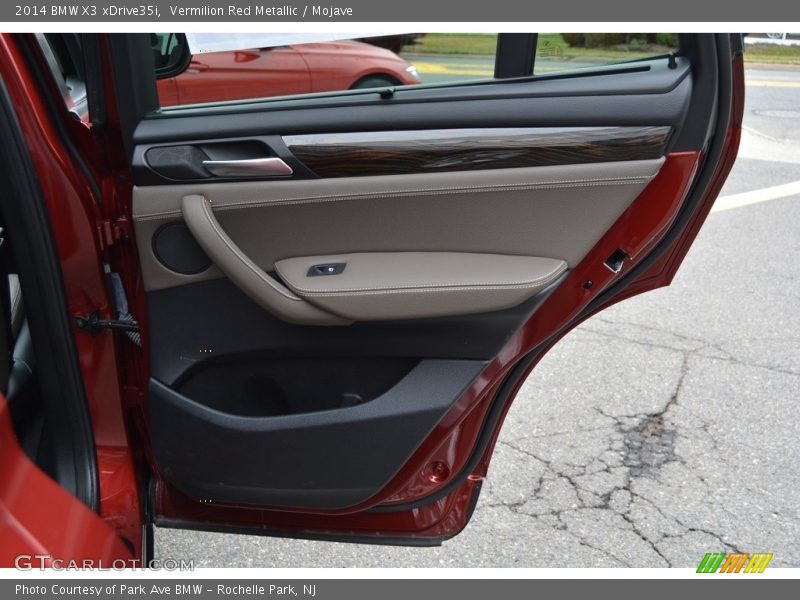 Vermilion Red Metallic / Mojave 2014 BMW X3 xDrive35i