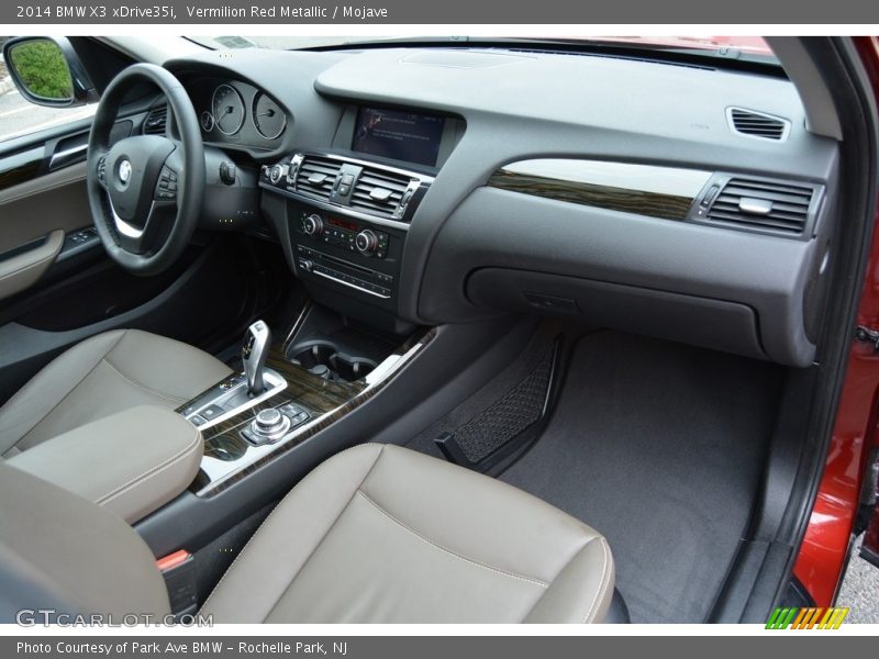 Vermilion Red Metallic / Mojave 2014 BMW X3 xDrive35i