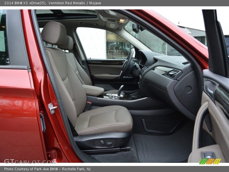Vermilion Red Metallic / Mojave 2014 BMW X3 xDrive35i