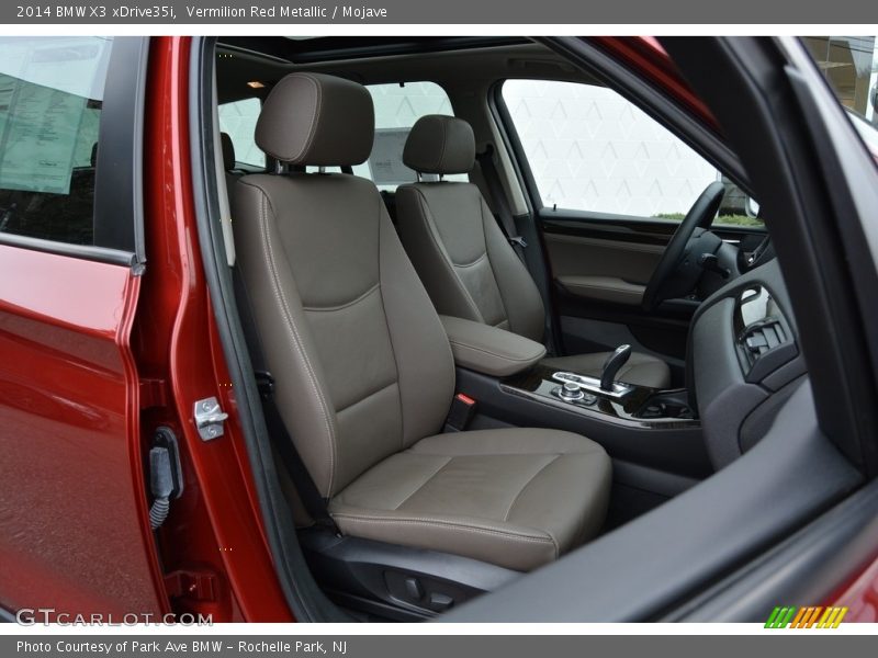 Vermilion Red Metallic / Mojave 2014 BMW X3 xDrive35i