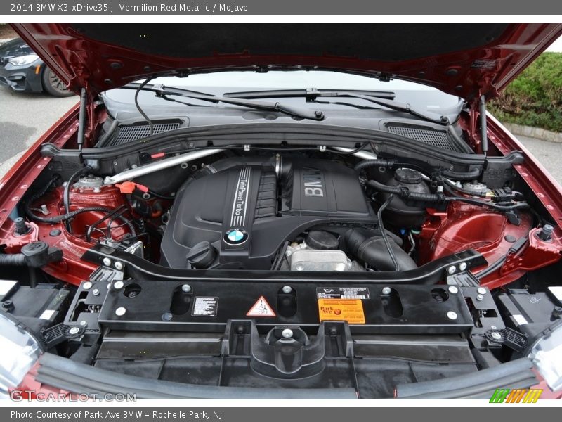 Vermilion Red Metallic / Mojave 2014 BMW X3 xDrive35i