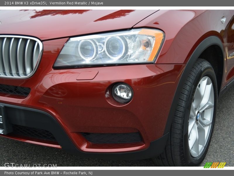 Vermilion Red Metallic / Mojave 2014 BMW X3 xDrive35i
