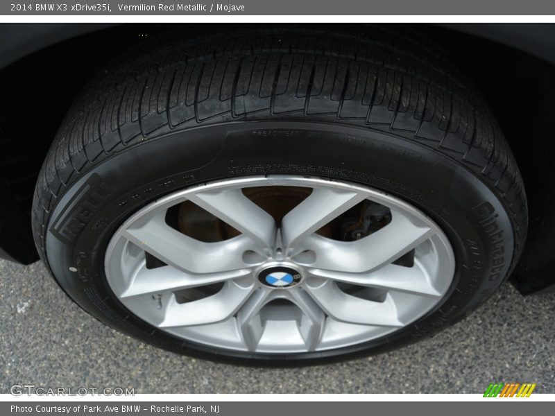Vermilion Red Metallic / Mojave 2014 BMW X3 xDrive35i