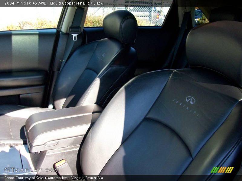 Liquid Copper Metallic / Black 2004 Infiniti FX 45 AWD