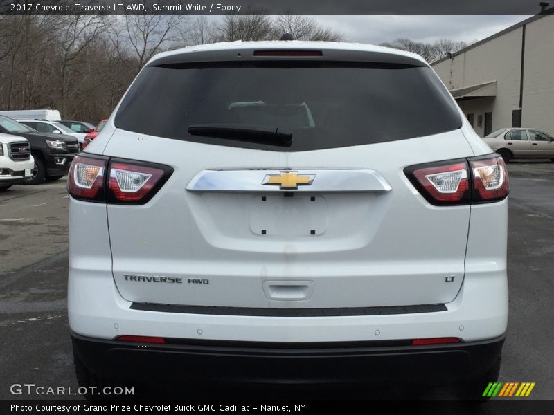 Summit White / Ebony 2017 Chevrolet Traverse LT AWD