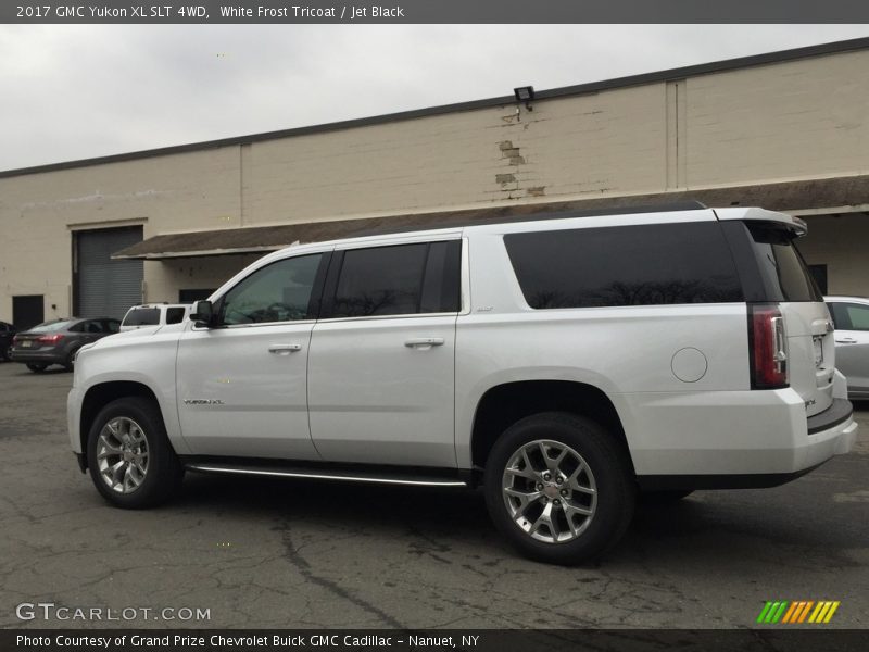 White Frost Tricoat / Jet Black 2017 GMC Yukon XL SLT 4WD