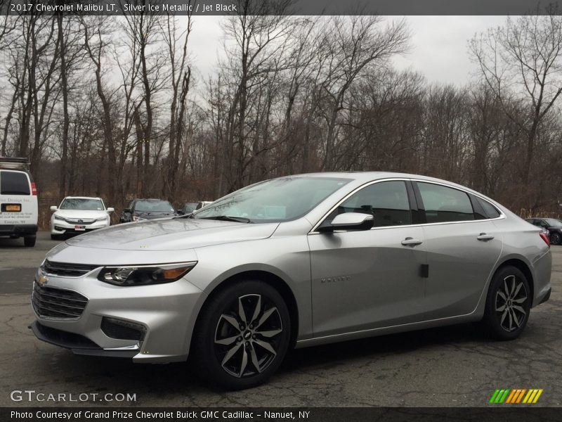 Silver Ice Metallic / Jet Black 2017 Chevrolet Malibu LT