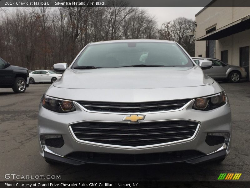 Silver Ice Metallic / Jet Black 2017 Chevrolet Malibu LT