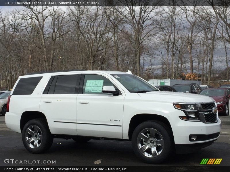 Summit White / Jet Black 2017 Chevrolet Tahoe LT 4WD