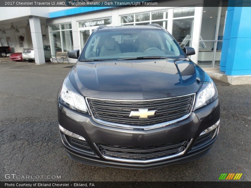 Tungsten Metallic / Dark Titanium/Light Titanium 2017 Chevrolet Traverse LS AWD