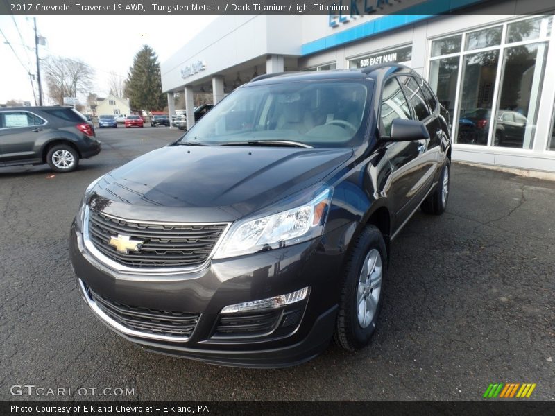 Tungsten Metallic / Dark Titanium/Light Titanium 2017 Chevrolet Traverse LS AWD