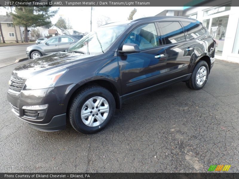 Tungsten Metallic / Dark Titanium/Light Titanium 2017 Chevrolet Traverse LS AWD