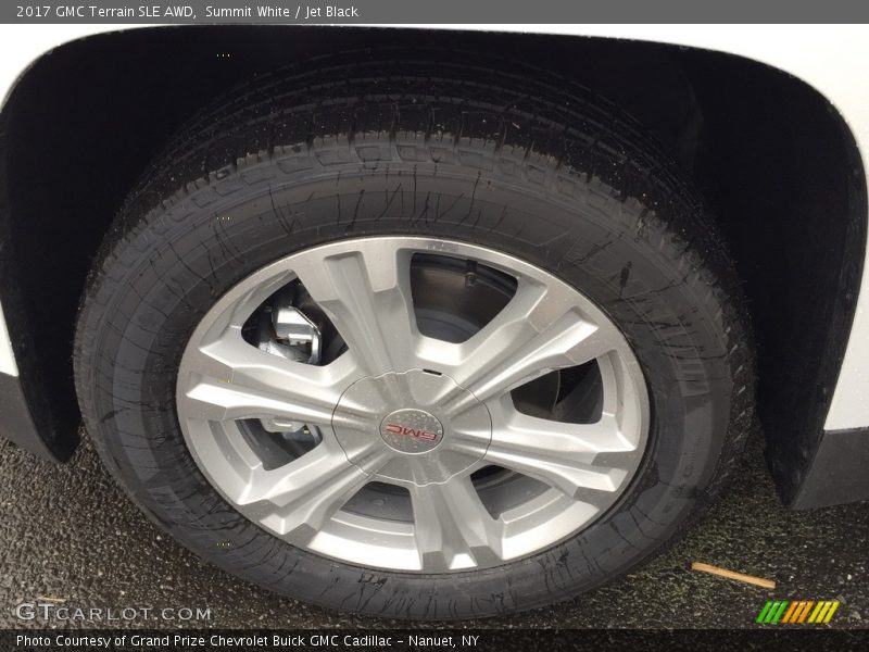 Summit White / Jet Black 2017 GMC Terrain SLE AWD