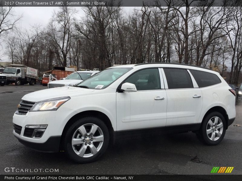 Summit White / Ebony 2017 Chevrolet Traverse LT AWD