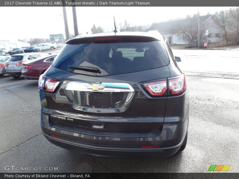 Tungsten Metallic / Dark Titanium/Light Titanium 2017 Chevrolet Traverse LS AWD