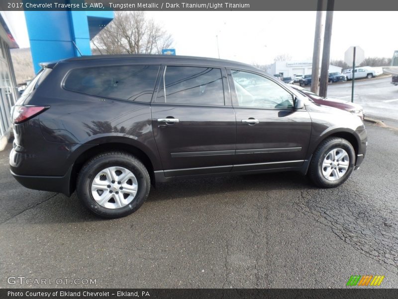 Tungsten Metallic / Dark Titanium/Light Titanium 2017 Chevrolet Traverse LS AWD