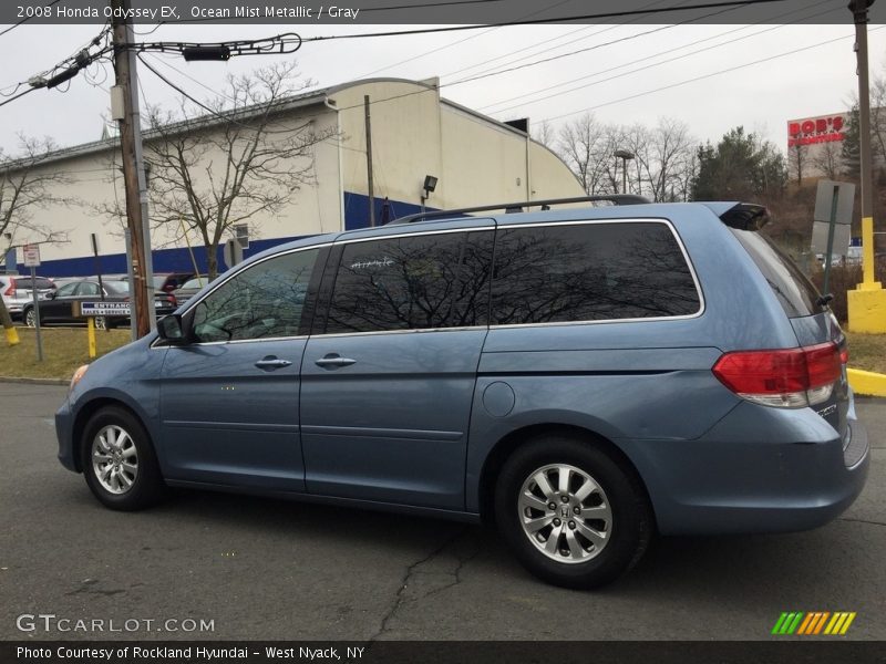 Ocean Mist Metallic / Gray 2008 Honda Odyssey EX