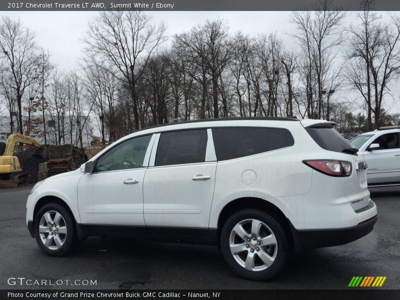 Summit White / Ebony 2017 Chevrolet Traverse LT AWD