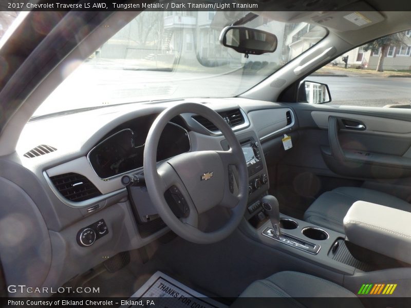 Tungsten Metallic / Dark Titanium/Light Titanium 2017 Chevrolet Traverse LS AWD